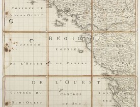 DE HASSELN, Robert. -  [Nouvelle topographie.... La France en ses neuf régions] Region de l'ouest.
